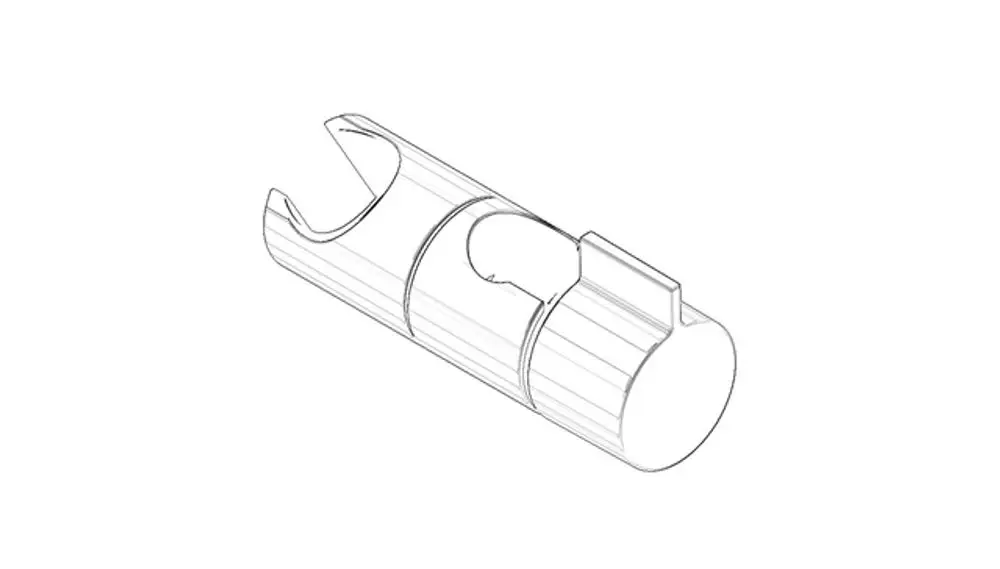 DORNBRACHT Schieber für Brausegarnituren ERSATZTEILE 05301250002 D. 18 mm Weiß matt, 05301250002-10 Galeriebild 1